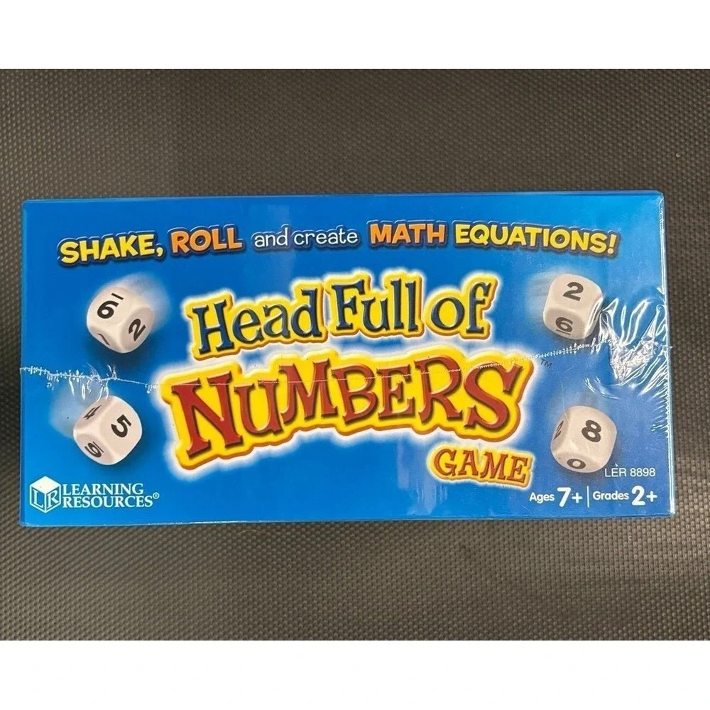 Head Full of Numbers Math Game Teacher Homeschool Learning‎ Resources